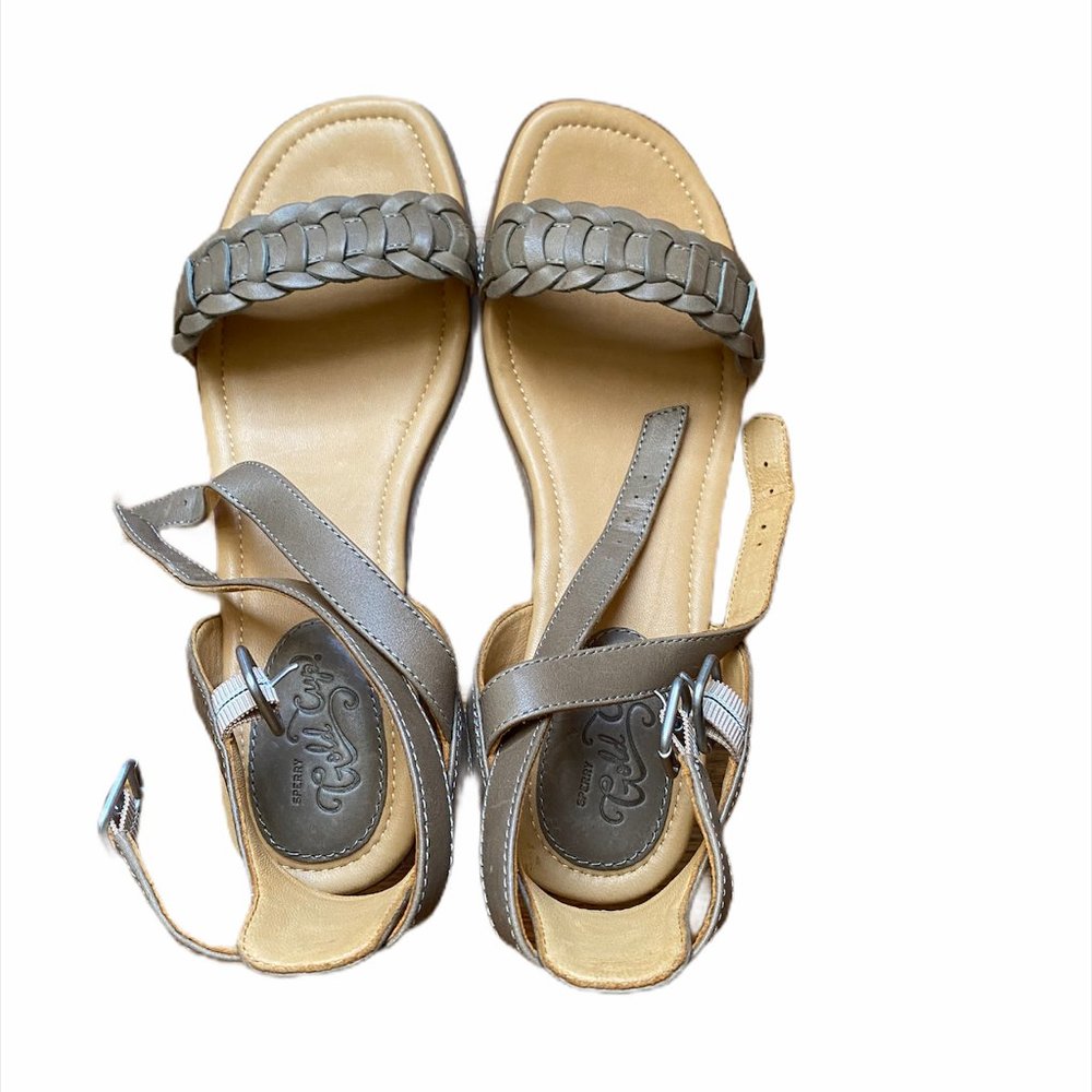 NWOT Sperry Vivian Mora Leather Block Heels 9.5M